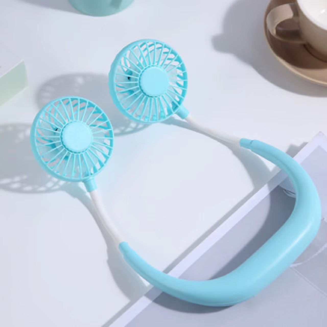 Leafless Neck Fan – Hands-Free Portable Personal Cooler