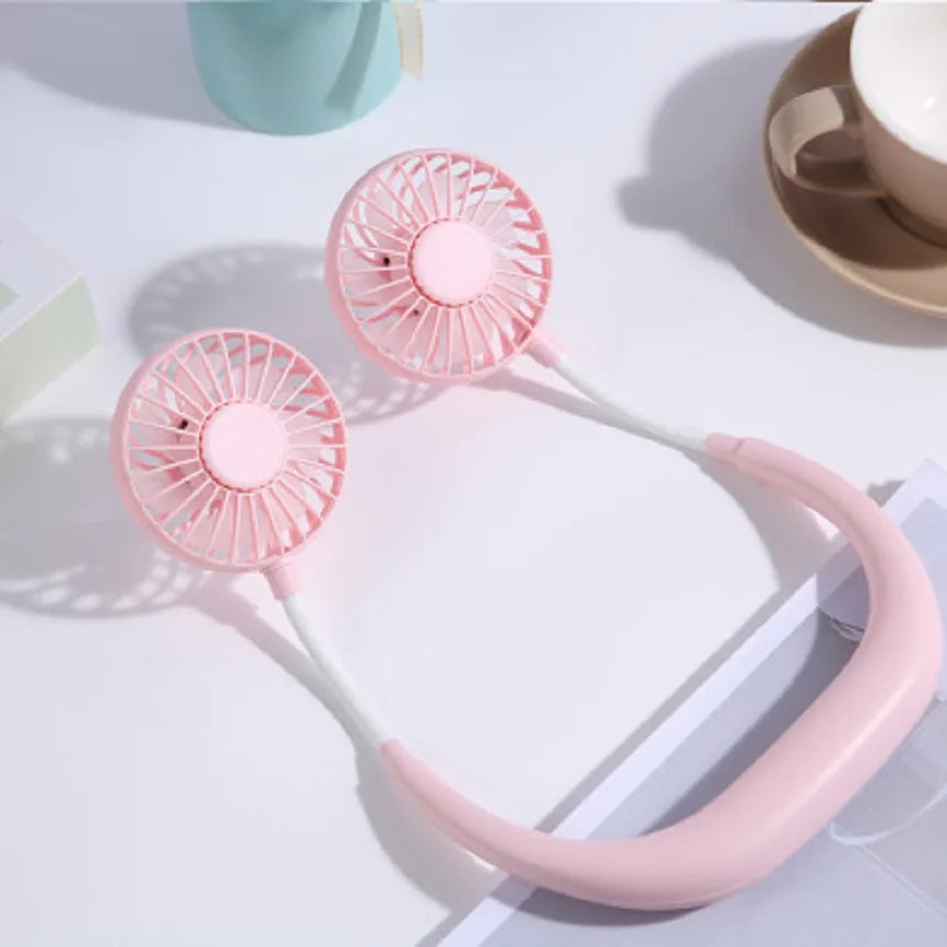 Leafless Neck Fan – Hands-Free Portable Personal Cooler