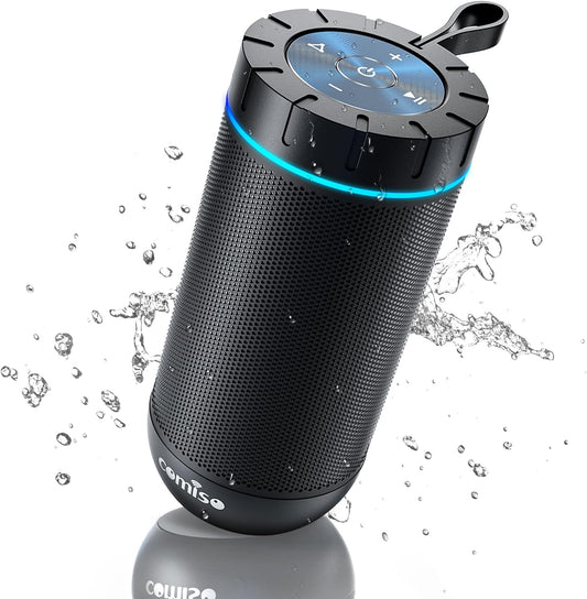 360° HD Waterproof Bluetooth Speaker – 24H Playtime & Deep Bass