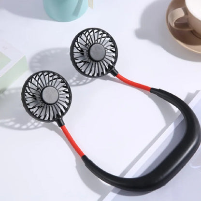 Leafless Neck Fan – Hands-Free Portable Personal Cooler