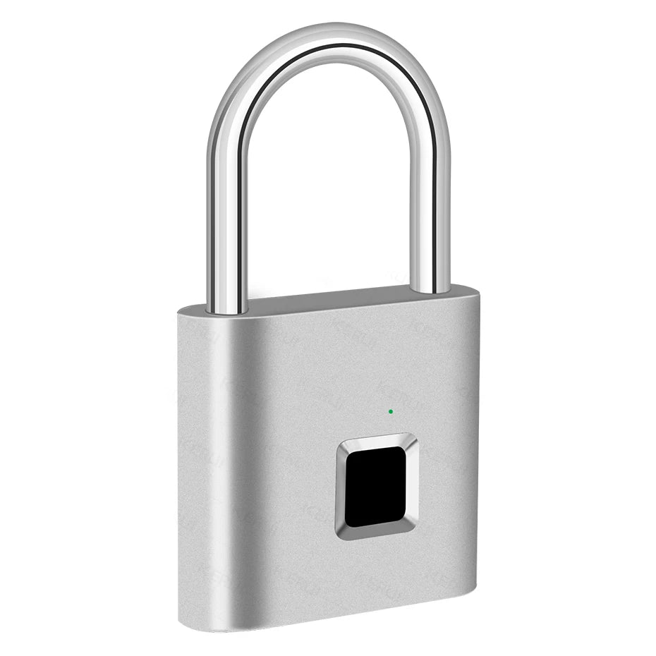 Smart Fingerprint Padlock – Keyless, Waterproof & USB-C Rechargeable